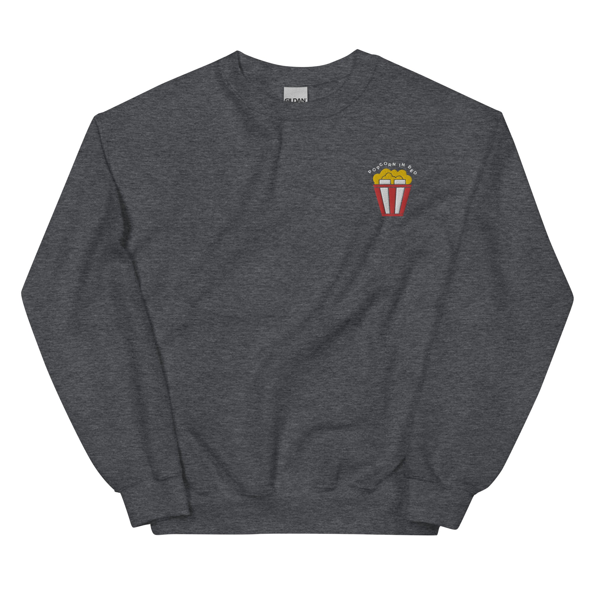 EMBROIDERED PIB LOGO Unisex Sweatshirt – Popcorn In Bed